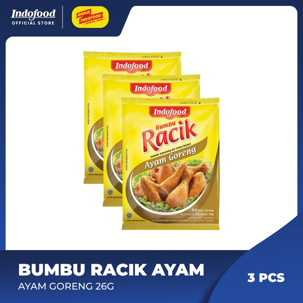 

Bumbu Racik Ayam Goreng 26g - 3 pcs