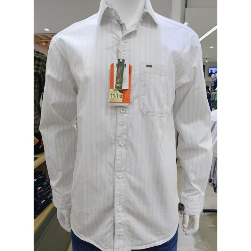 Kemeja katun panjang pria Cardinal casual original mens EAKAR01514P 08A