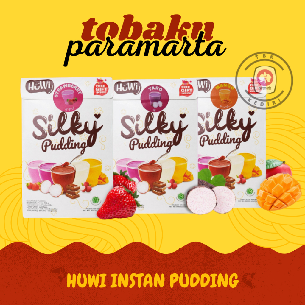 

HUWI SILKY PUDDING INSTAN 100 GRAM / BUBUK INSTAN PUDDING