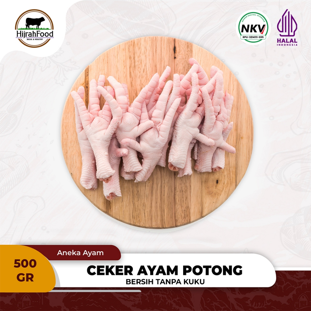 

Nailess Chicken Feet / Ceker Ayam Bersih Tanpa Kuku