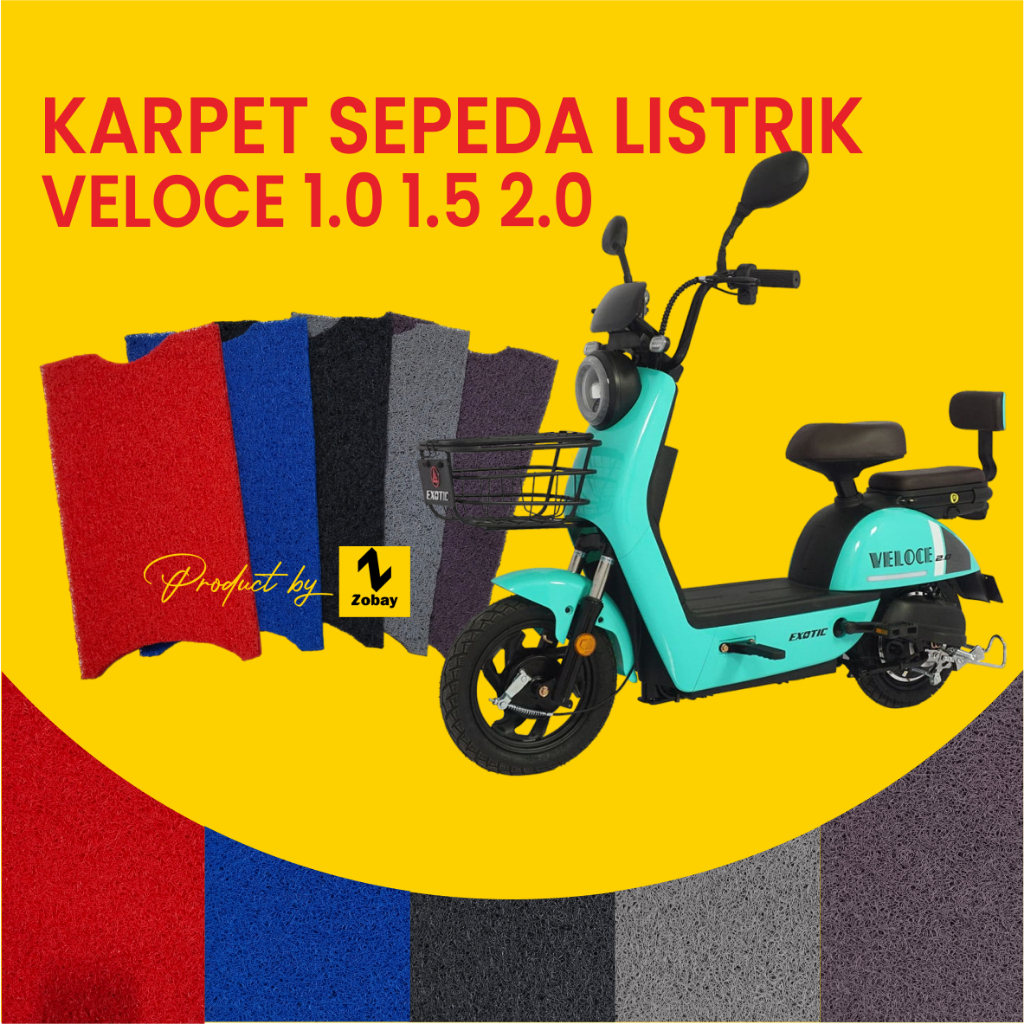 Karpet Sepeda Listrik EXOTIC VELOCE 1.0 1.5 2.0