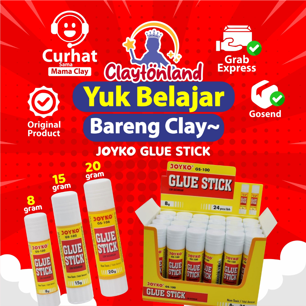 

Glue Stick Lem Kertas Batang Joyko GS-100 ~ 106