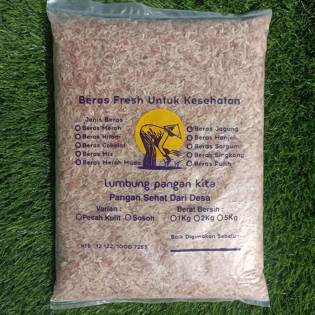 

Beras Merah Muda (Pink Rice) I Lumbung Pangan Kita I 5kg