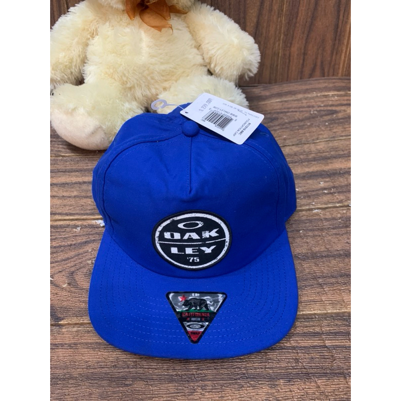 TOPI OAKLEY ORIGINAL FOUNDATiON CAP SNAPBACK BLUE