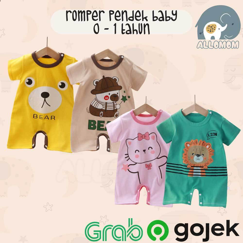 ROMPER KODOK / BAJU JUMPER ONESIES BABY NEWBORN / BAYI UNISEX COWOK CEWEK 1 TAHUN KATUN