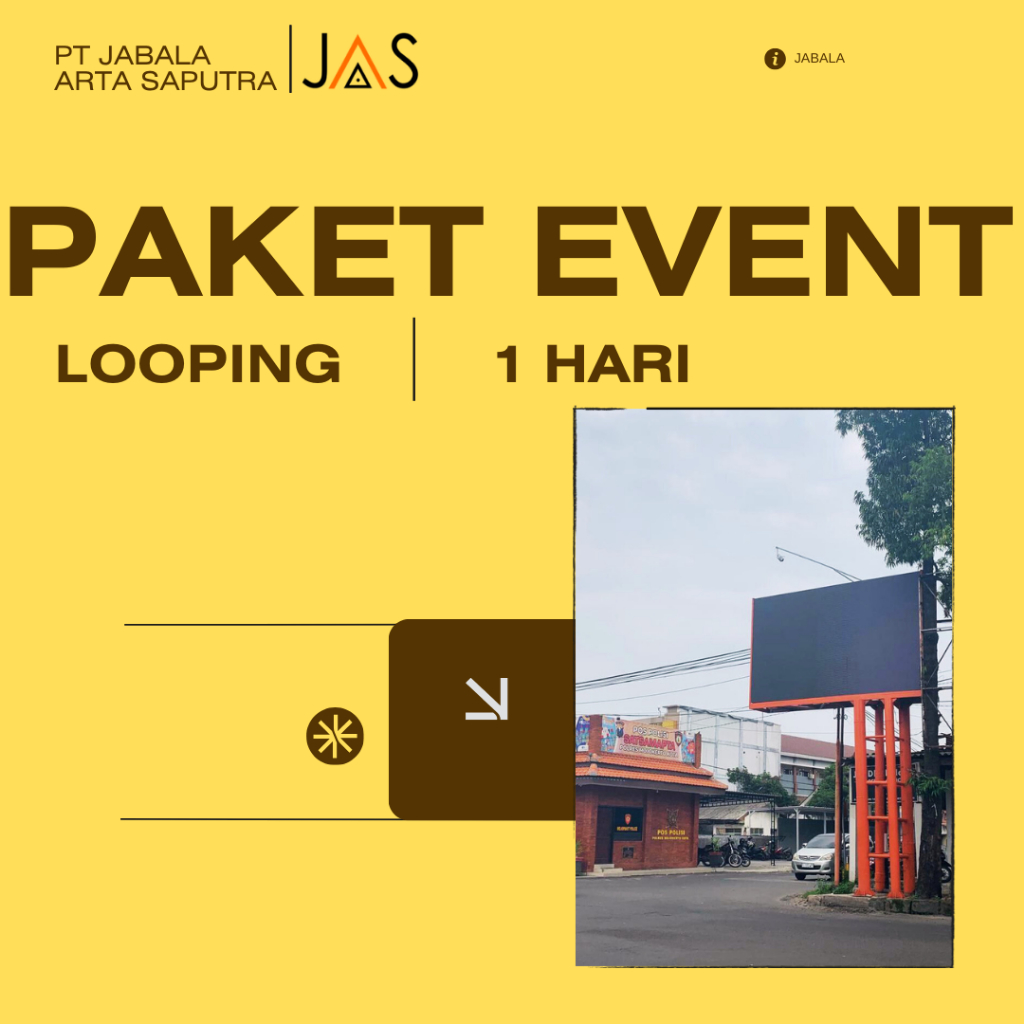 Paket Event 1 Hari Iklan Videotron Mojokerto