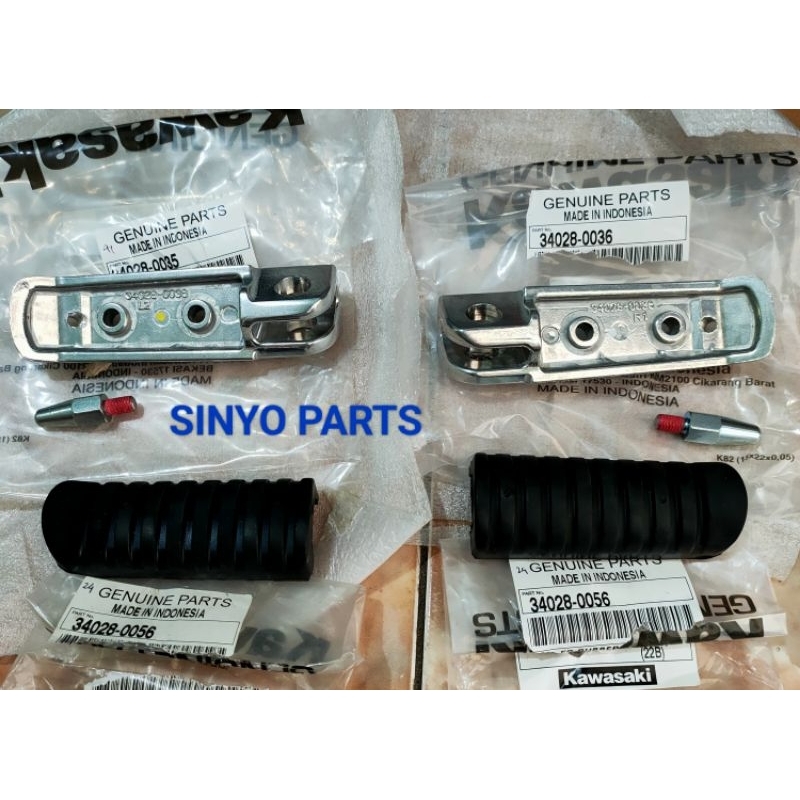 POSTEP DEPAN KARET POSTEP JALU POSTEP NINJA R RR SS ORIGINAL KAWASAKI