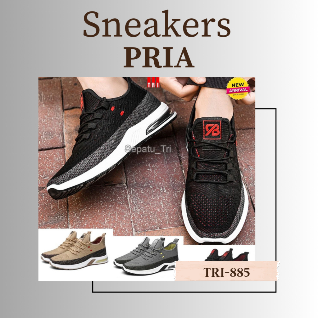 Fashion 2021"CZ 012"Sepatu Sneakers Pria TRI-885