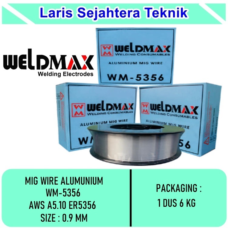 Kawat Las Aluminium 5356 Size 0.9 MM - Mig Wire Aluminium 0.9 MM