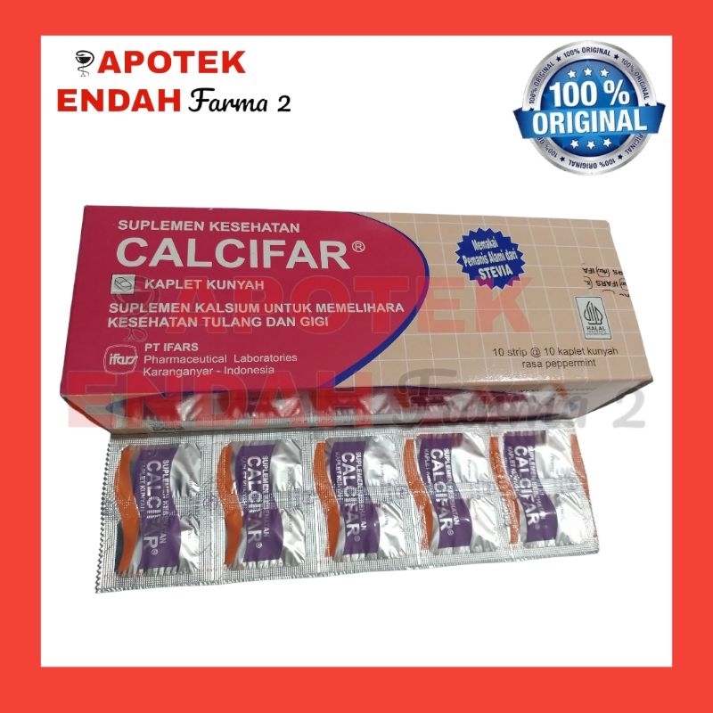 CALCIFAR TABLER PERBOX vitamin kalsium