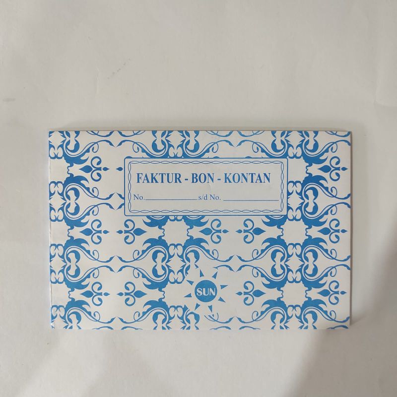 

Bon Faktur kontan SUN 1 ply kecil melintang koran 1 bungkus isi 12 blok
