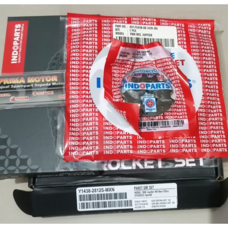 GEAR SET JUPITER MX NEW INDOPART GIR SET JUPITER MX NEW INDOPARTS
