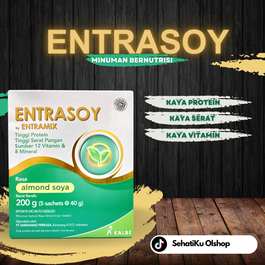 

Entrasoy Minuman Bubuk Bernutrisi Tinggi untuk Kesehatan Tulang dan Jantung