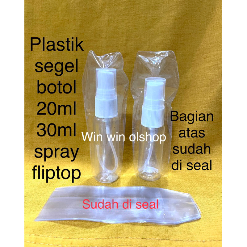 plastik segel botol fliptop spray 20ml 30ml segel plastik 20ml 30ml plastik shrink seal atas