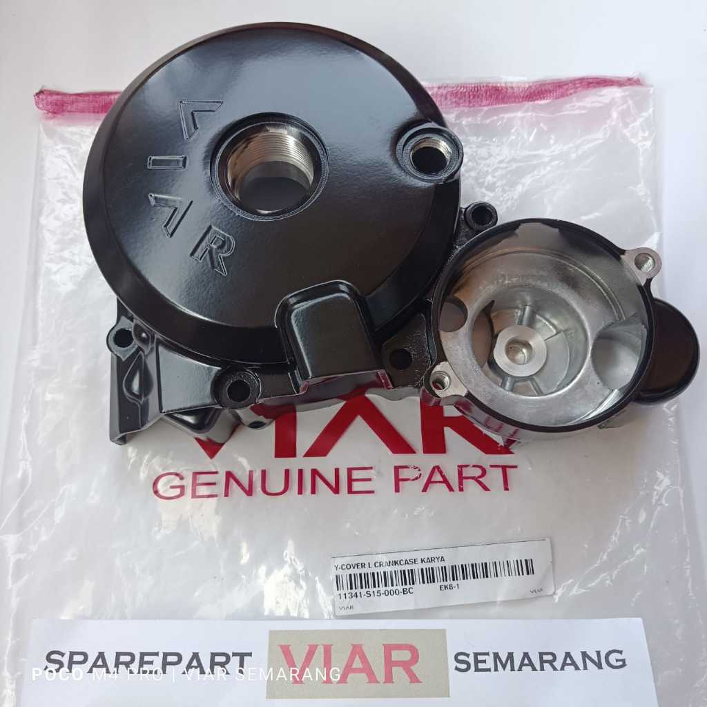 Cover Magnet Viar 150 Oil coller / viar 150 trail cross x 150 Cover L Crankcase Karya Cover Kiri via