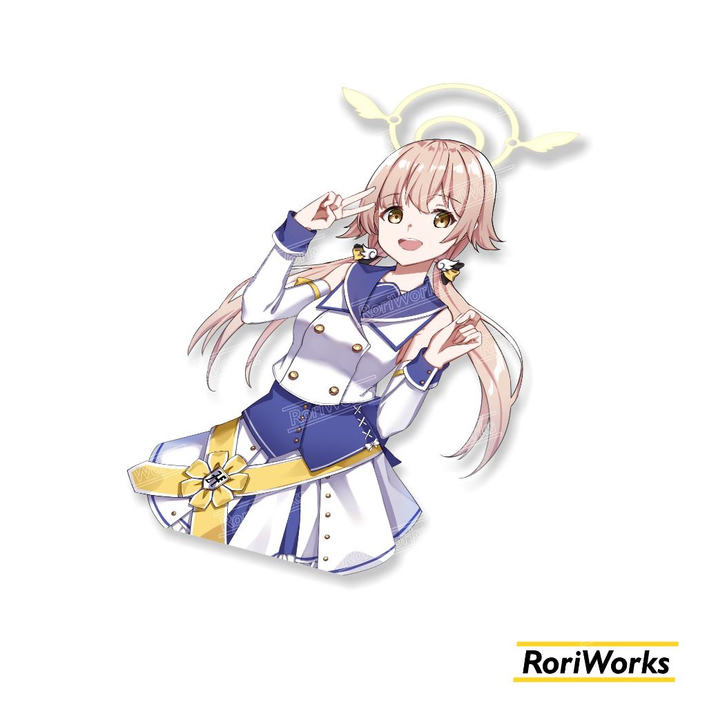 Stiker Kiss cut - Hifumi Ajitani Idol | Blue Archive