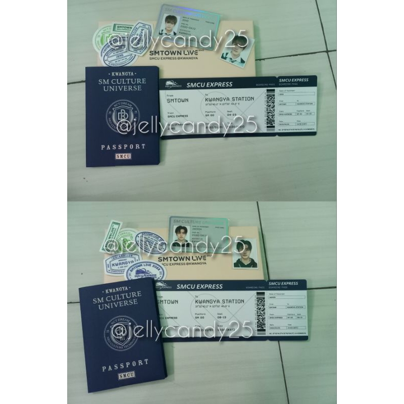 [BOOKED] Passport SMCU NCT Jeno, Jaemin (UNSEALED)
