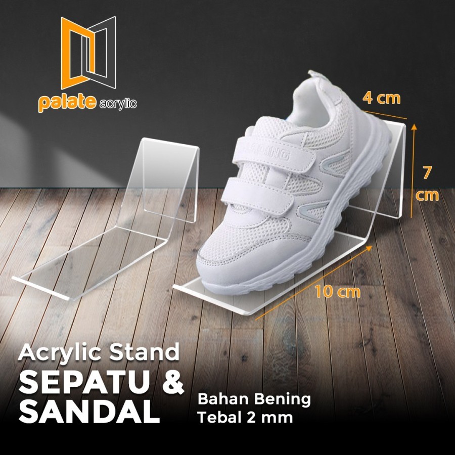 AKRILIK STAND SEPATU / ACRYLIC DISPLAY STAND SEPATU