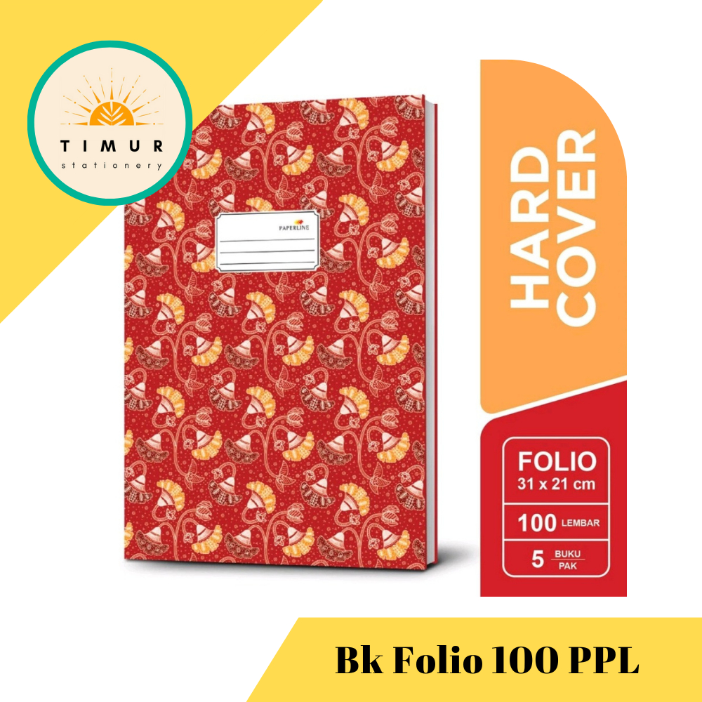 

Buku Folio Akuntansi Hard Cover Paperline 100 Lembar per buku