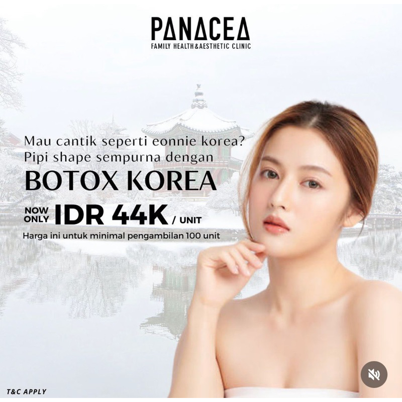 Botox Korea Promo 50%