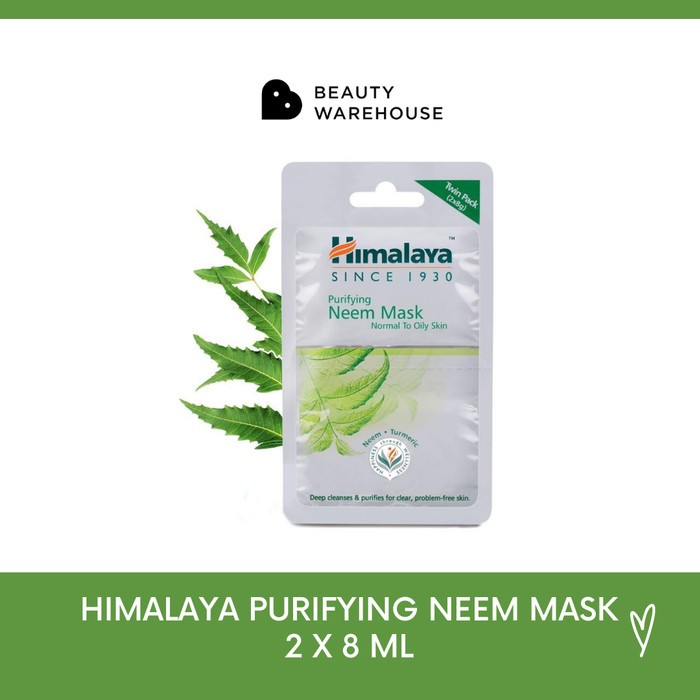 Himalaya Purifying Neem Mask - Sachet 2x 8ml