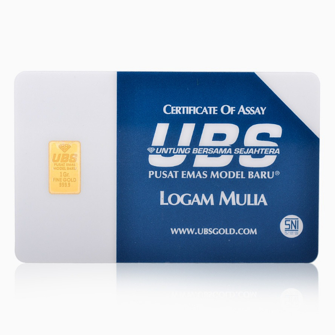 PAYLATER LM EMAS UBS 1 gram, LOGAM MULIA TERBARU