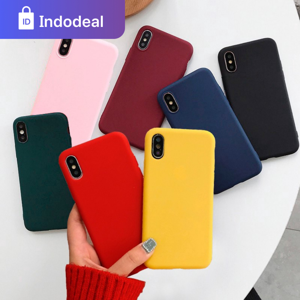 Case Warna Polos OPPO A5S A7 A12 F9 F9PRO A3S A5 A52020 A92020 A31