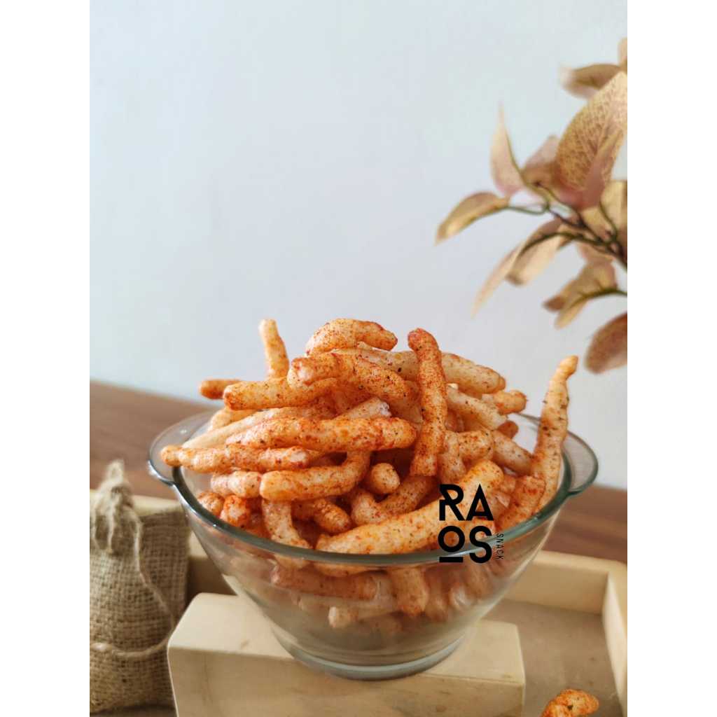 

Kerupuk Gurilem Pedas/ Raos_snackbandung