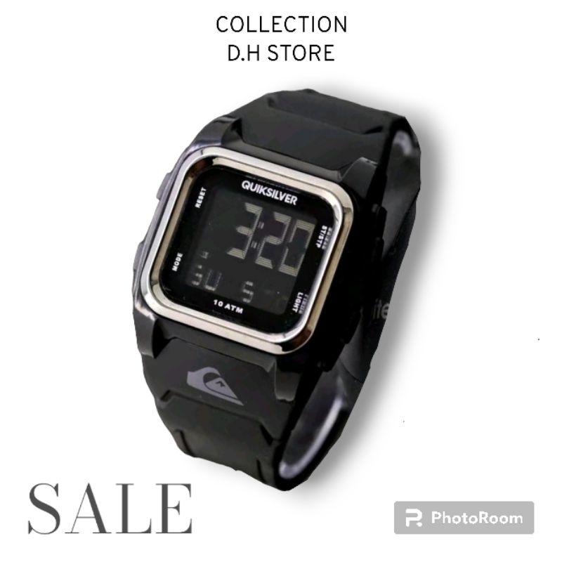 TERLARIS  Jam tangan pria fashion,Jam digital petak anti air strap karet