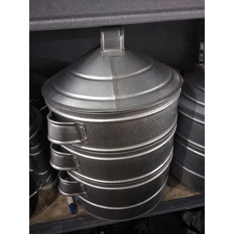 Kalakakt kukusan susun 3 UK 34cm alumunium galpanis anti karat