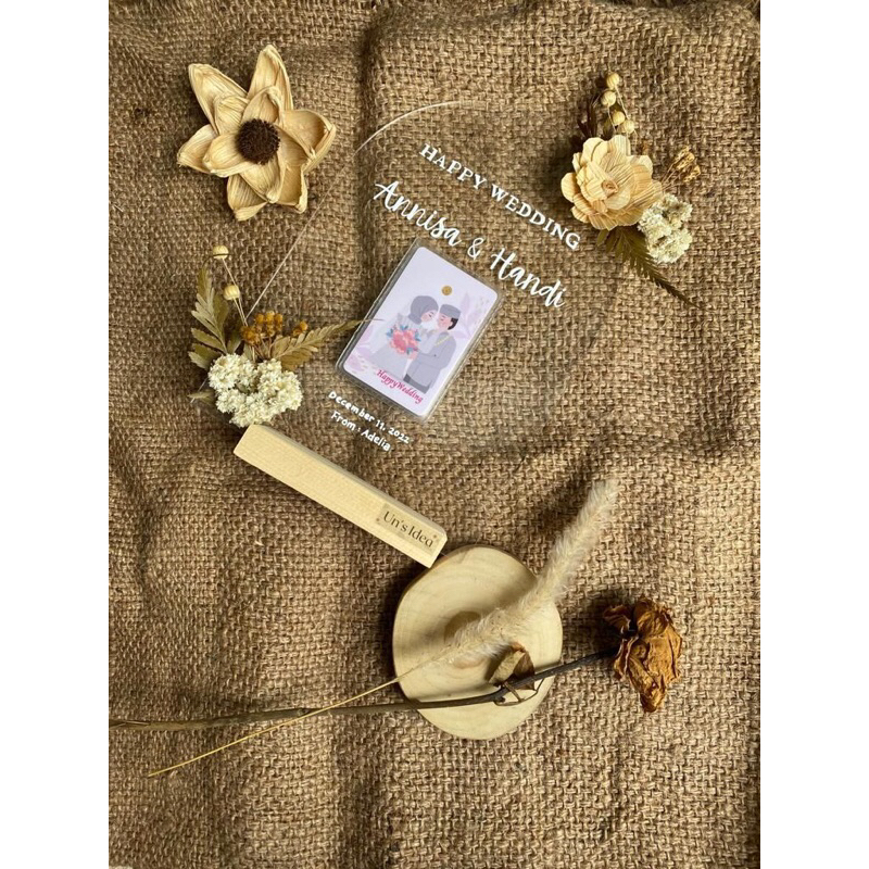 Paket Hempers | Wedding Gift | Birthday Gift | Graduation Gift | Kado Pernikahan Akrilik Logam Mulia