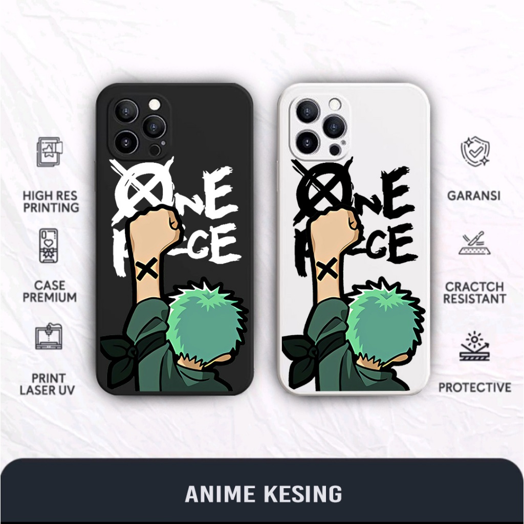 Case Zoro One Piece7 Poco M5 M4 M4PRO M3 M3PRO X3PRO X3NFC Casing Bergambar Karakter Anime Silikon H