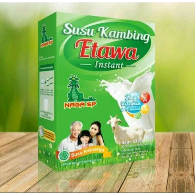 

Susu Kambing Etawa Naga Sp 250 Gram
