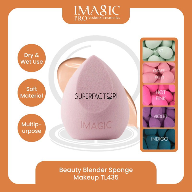 (READY STOCK) IMAGIC Beauty Spons Blender Multi Sponge Makeup TL435 TL 435