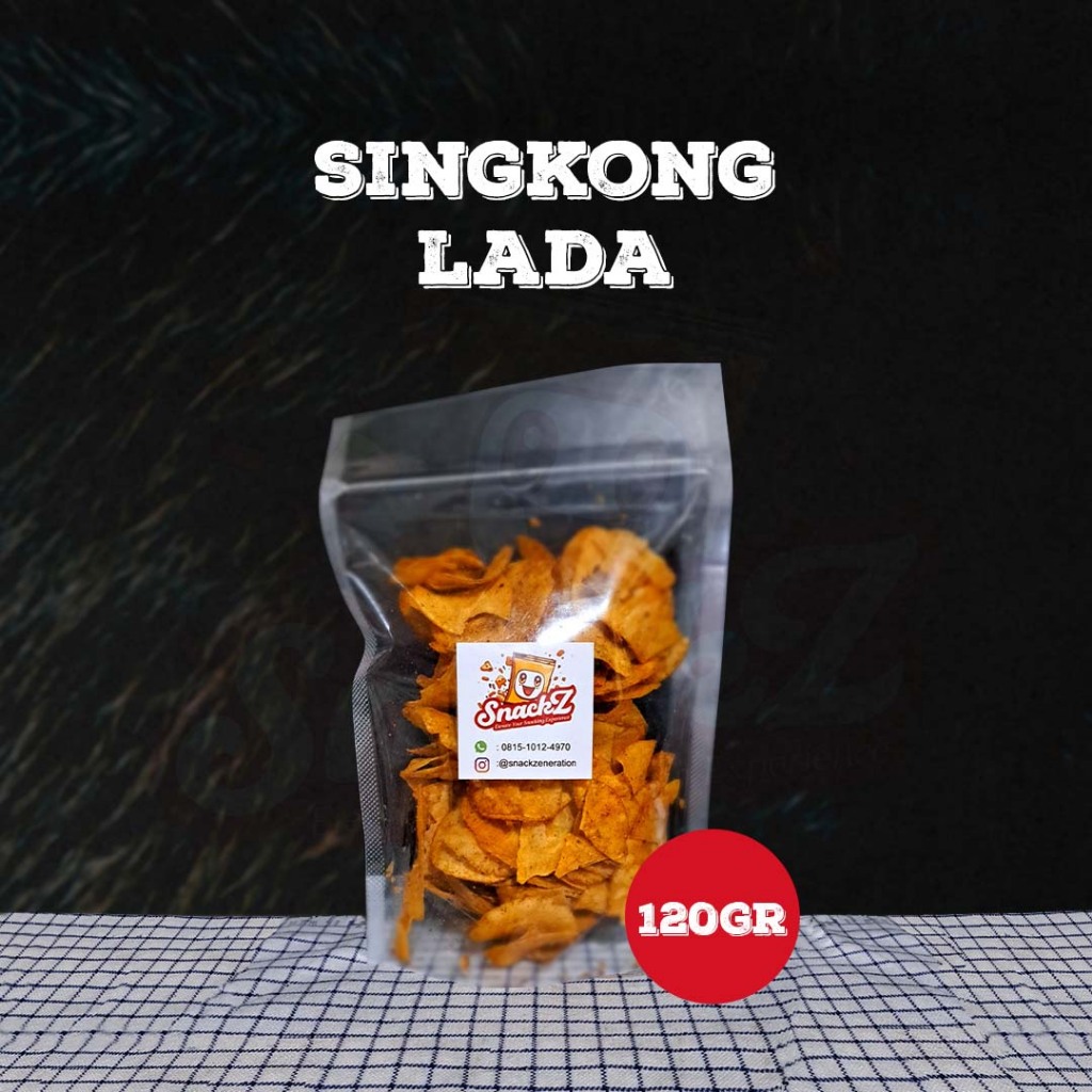 

SNACKZ - KERIPIK SINGKONG LADA 120GR