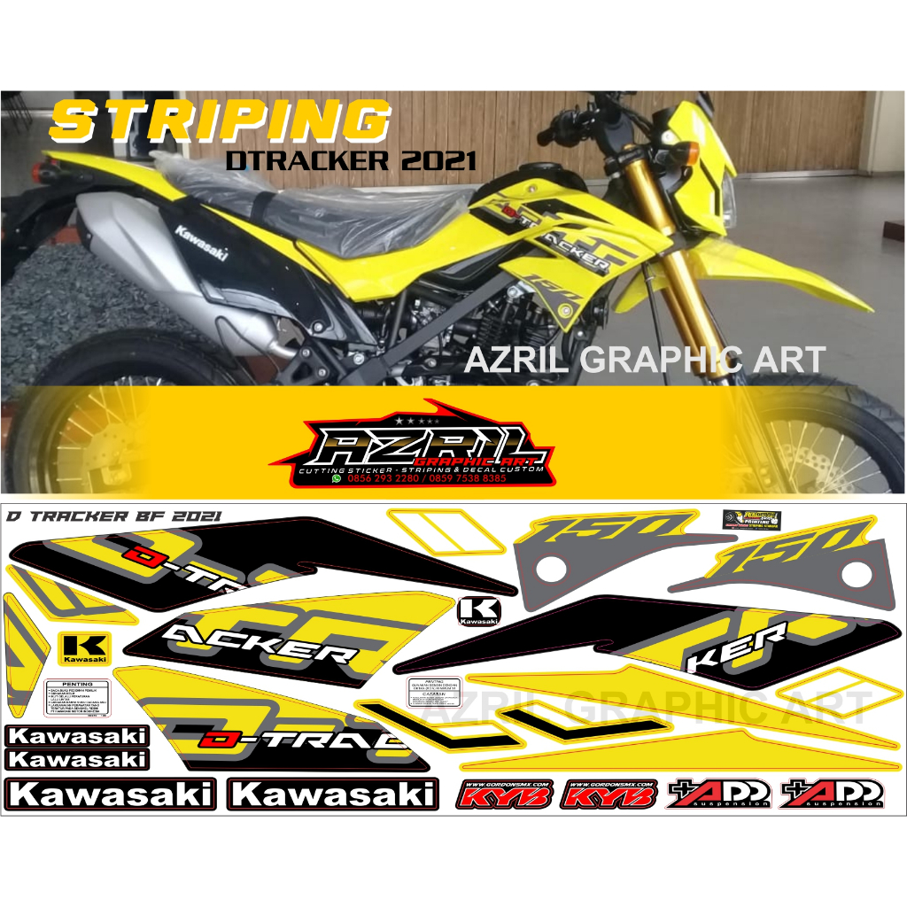 Striping Dtracker Kuning 2021