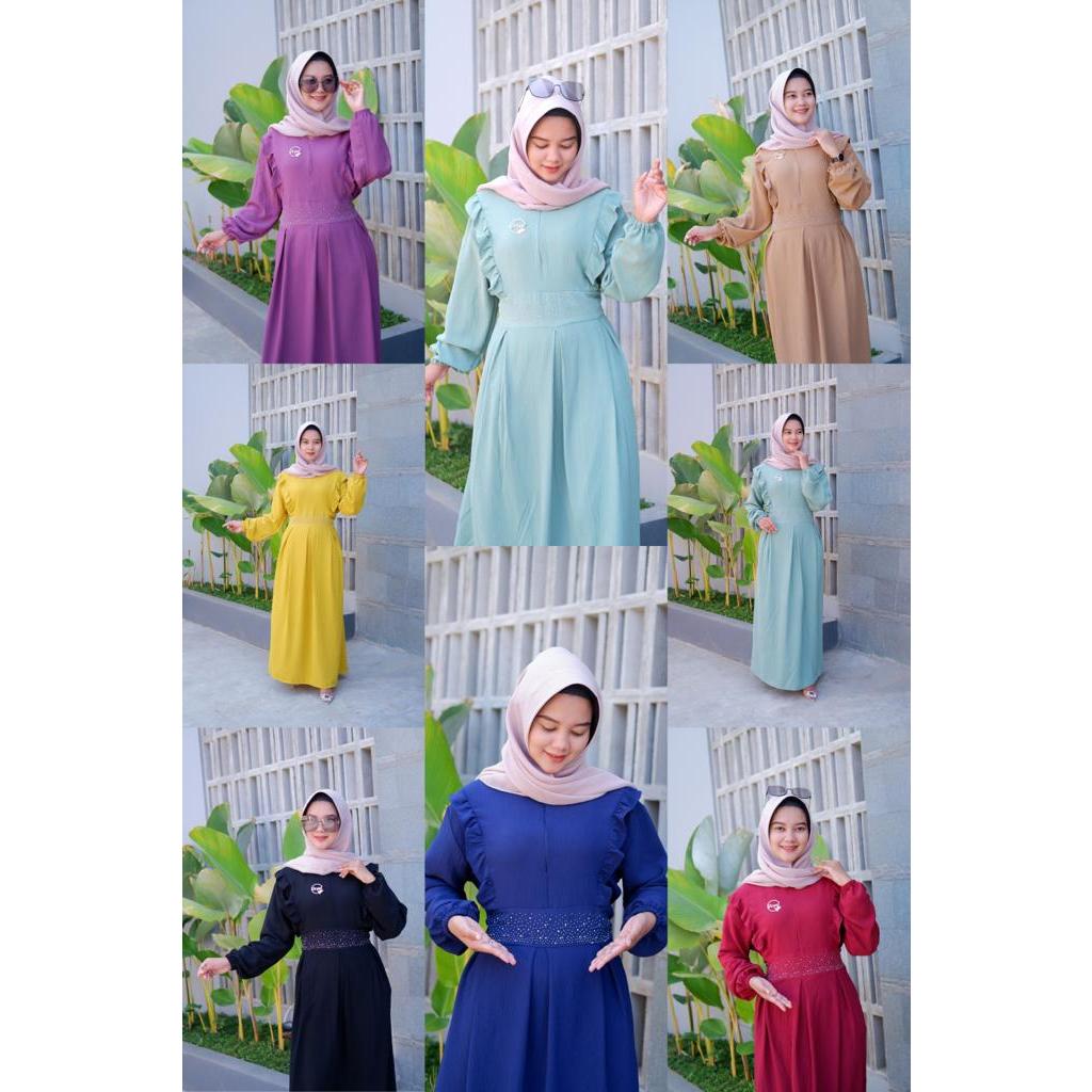 gamis MAULIDA cringkle airflow ld115cm pb135cm