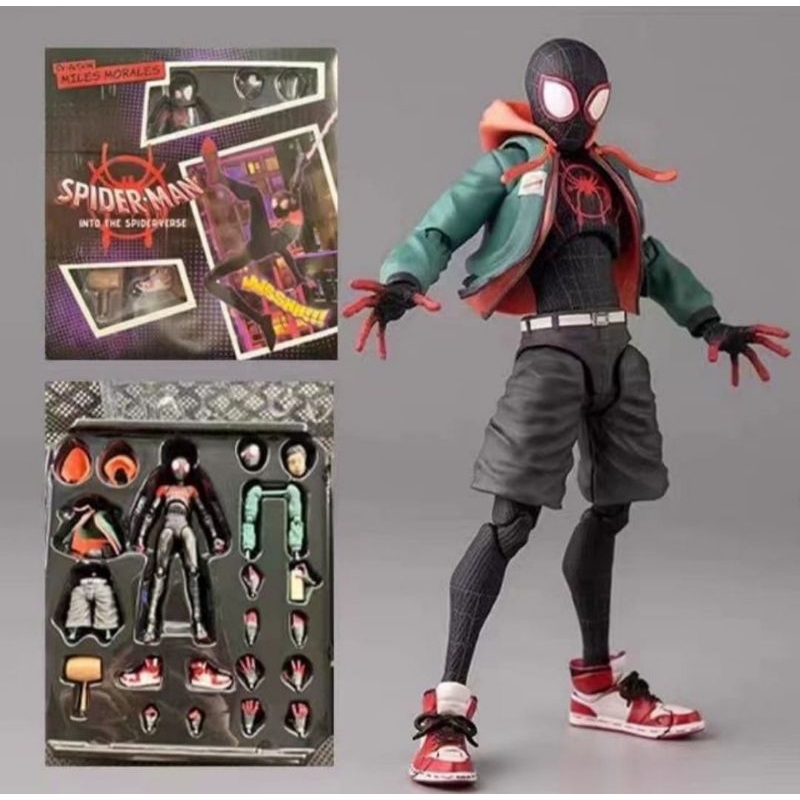 Spiderman figure miles Morales sentinel spider verse msib