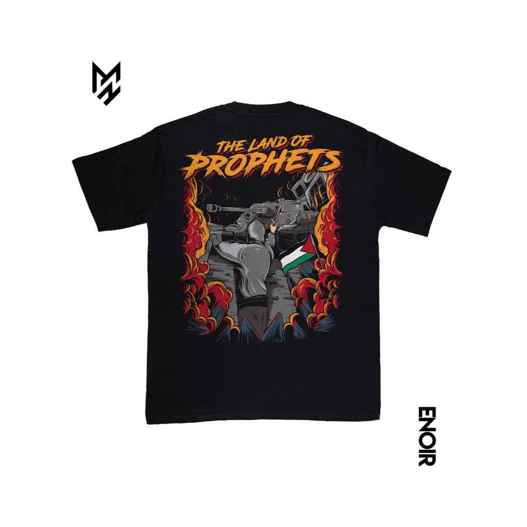 Kaos Palestina The Lend Of Prophets Palestina Tees / Kaos Distro Pria / Kaos Pria / Pakaian Pria Fre