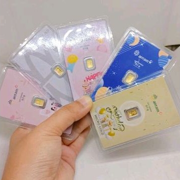 Micro Gold Antam Berat 0,1 gram