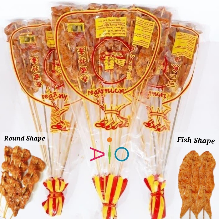 

Satay Ikan Jelly Fish Thailand | Sate Lidi | Sate Tusuk | Satay Snack Ikan 20gr [ HALAL]