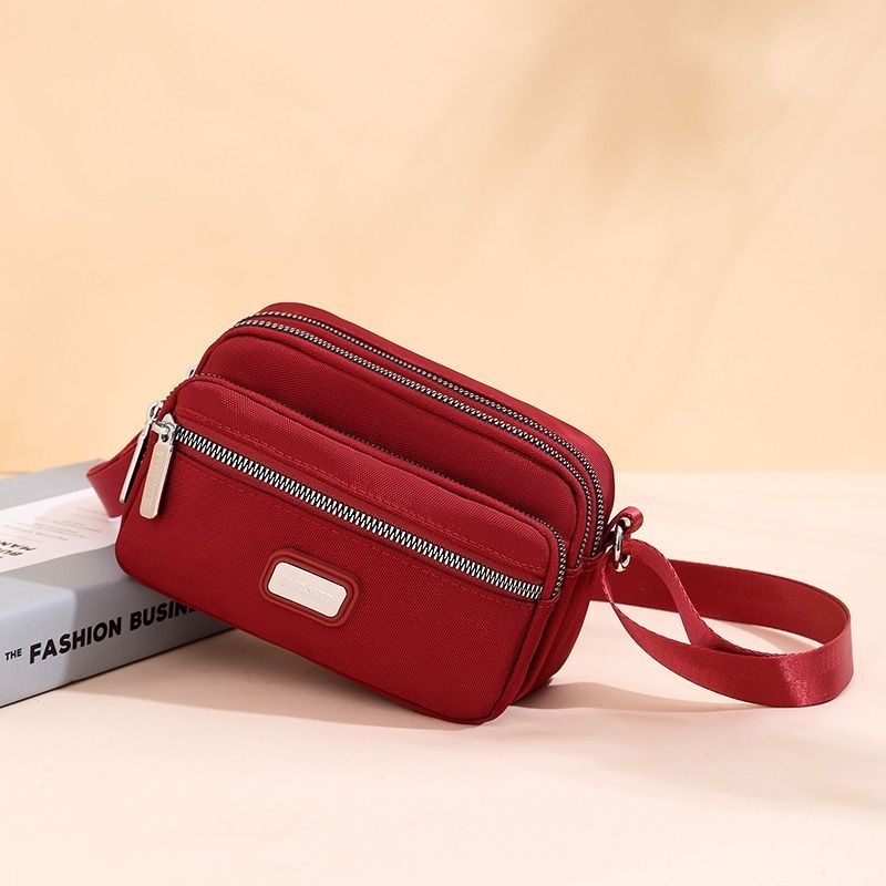 YUESITE ASTER NYLON TAS SELEMPANG KECIL TAS DOMPET HP IMPORT ANTI AIR TAS CEWEK