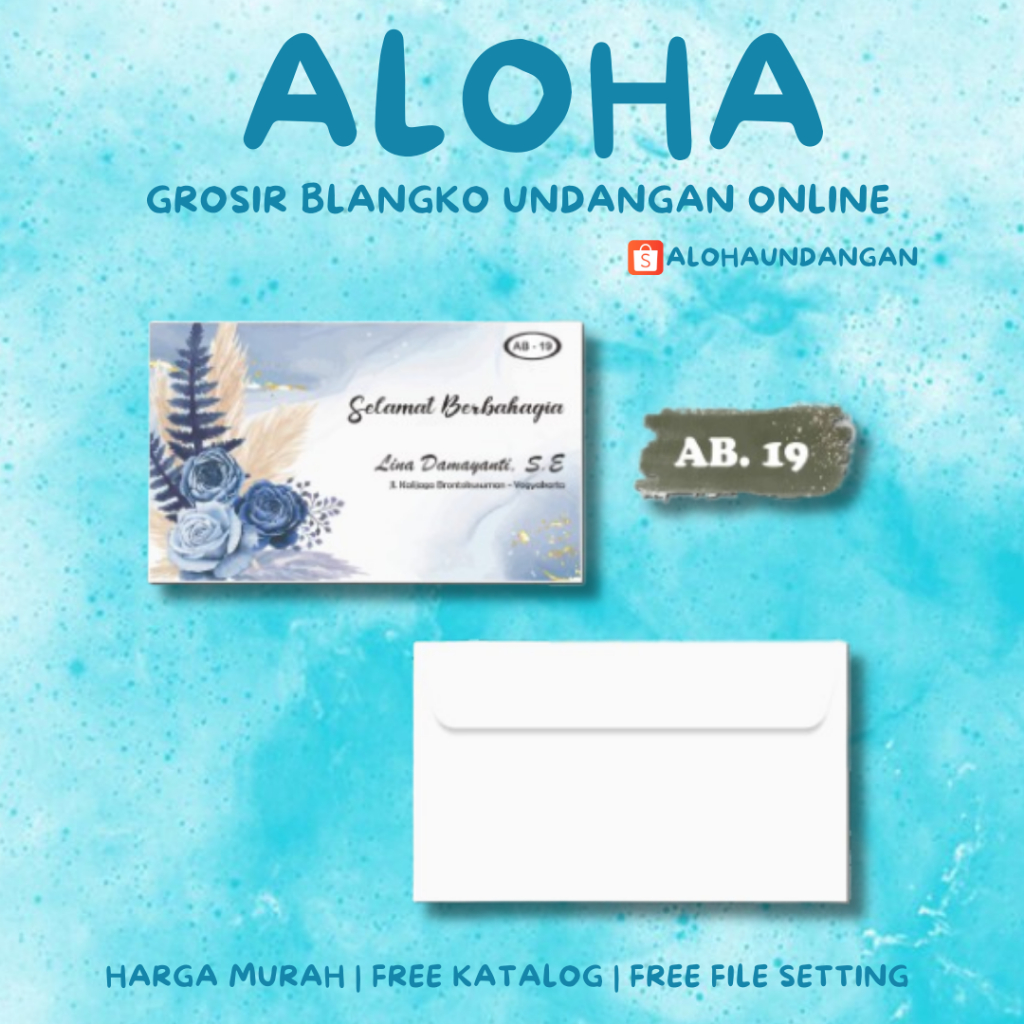 

AMPLOP KONDANGAN NIKAH FALAH AB 19 50 PCS UKURAN TANGGUNG | Aloha Undangan