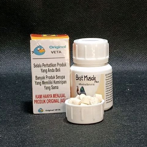 BEST MUSCLE PLUS SUPLEMEN PEMBENTUK OTOT BURUNG MERPATI TERBANG VITAMIN IMPORT