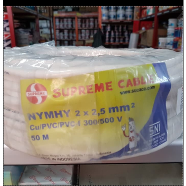 Supreme Kabel Serabut NYMHY 2x2,5x50 meter