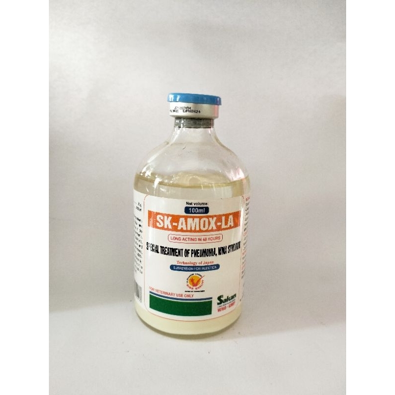 SK amox la 100ml amoxicillin inj