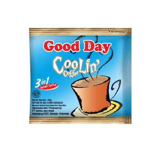 

TERMURAH!!! KOPI GOO DAY COOLIN 20gr 1RENCENG (ISI 10PCS)