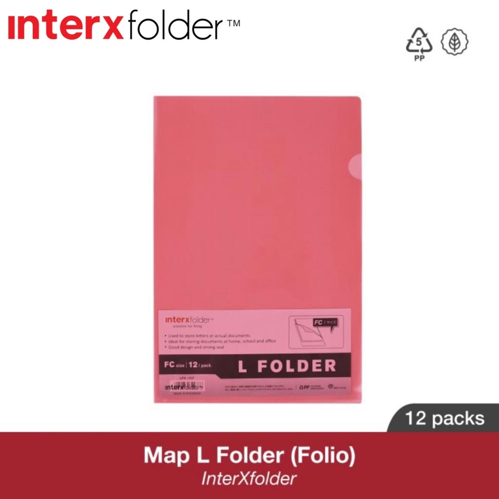 

Interxfolder Premium Map Plastik Bening F4 / Map L FC (Folio)