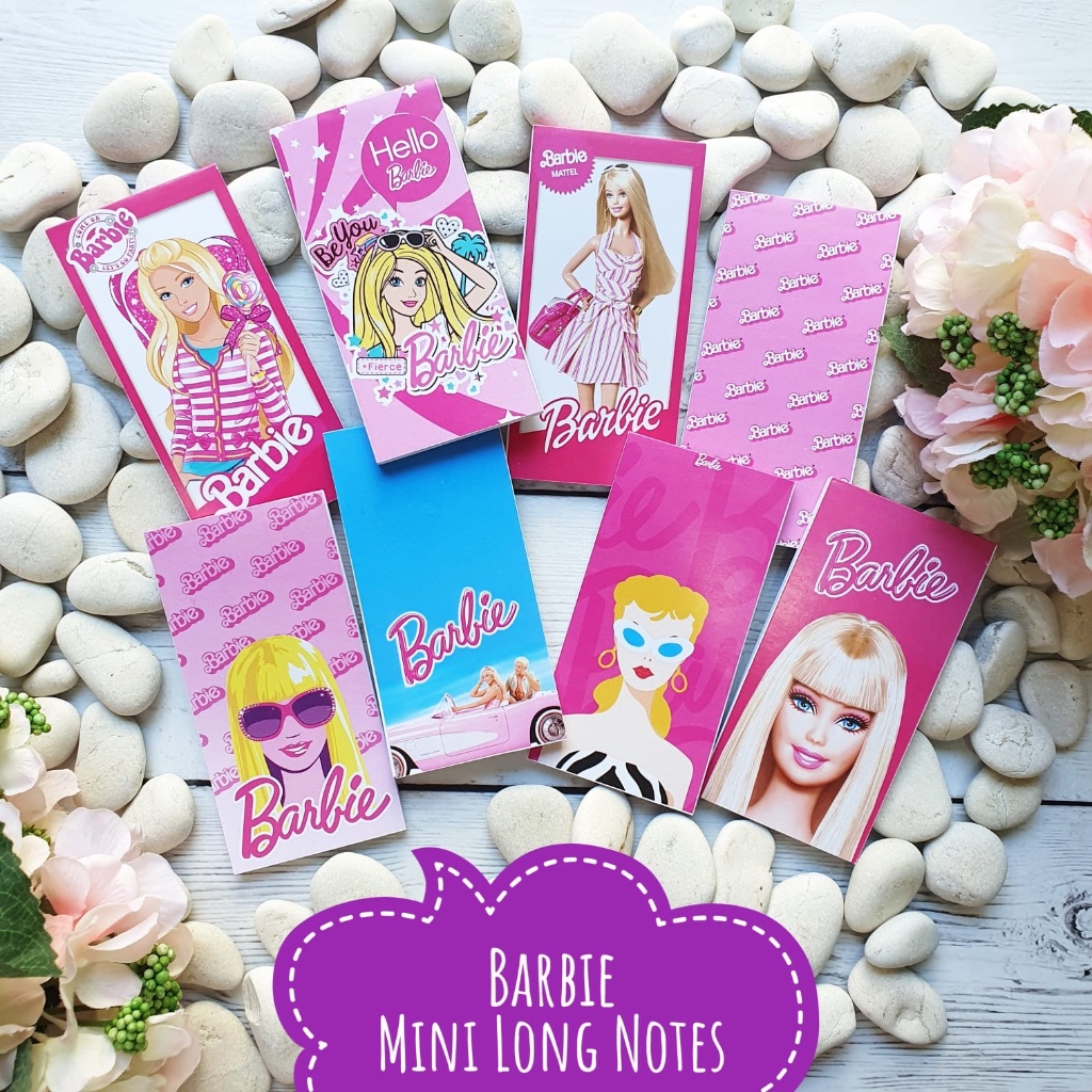 

Barbie Mini Long Notes Buku Catatan Tulis Notebook Notepad Souvenirs Hampers