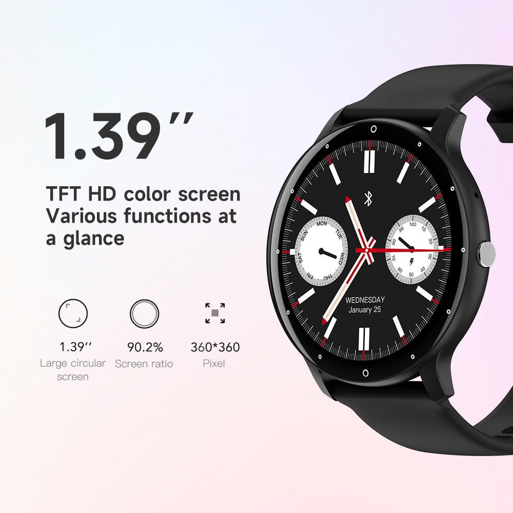 Bozlun Smartwatch Pria  Jam Tangan Pria Wanita Original Smartband Fitness Tracker Colour Display HeartRate-4